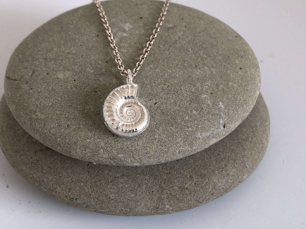 Large ammonite pendant