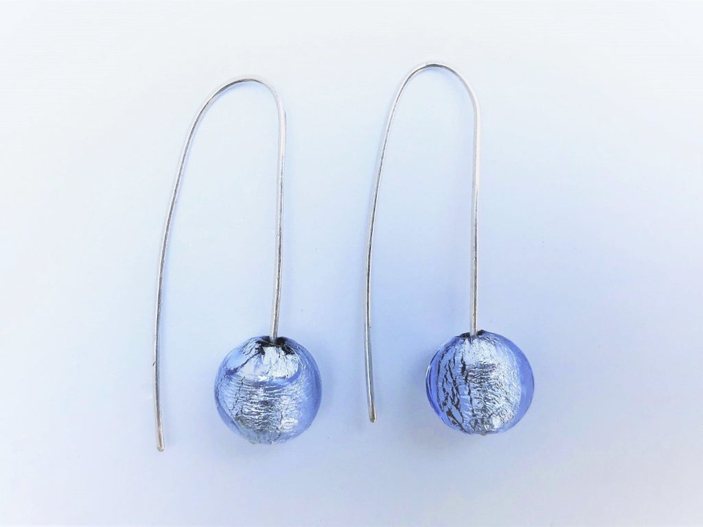 Single drop Venetian glass earring